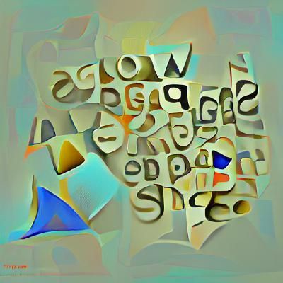 Words into shapes and images