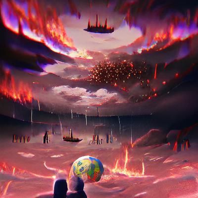 AI Generated Image of The End of The World