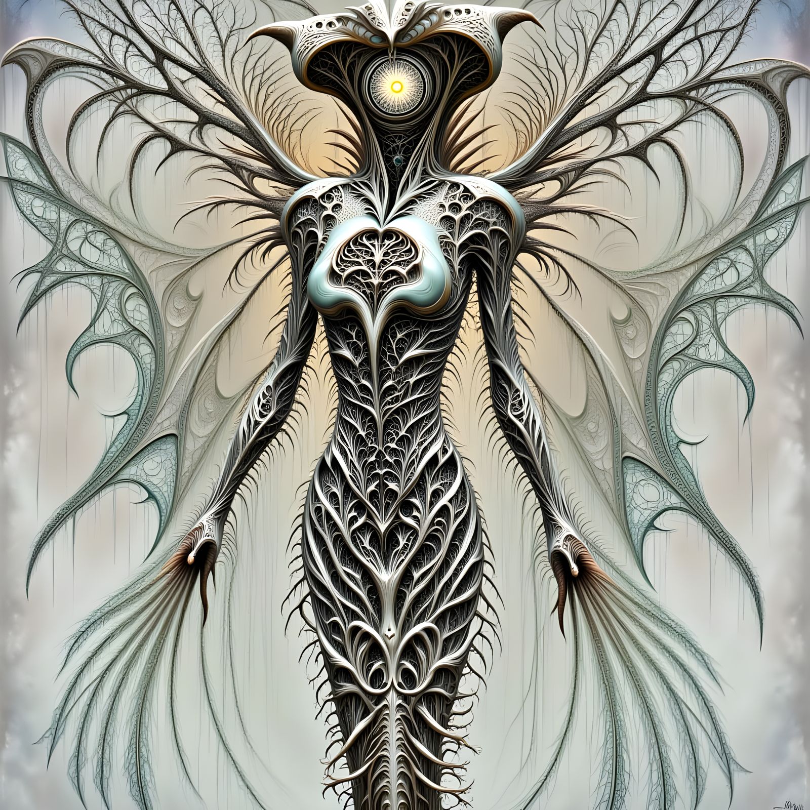Cosmic Sound Waves Emanate from Intricate Filigree Wings