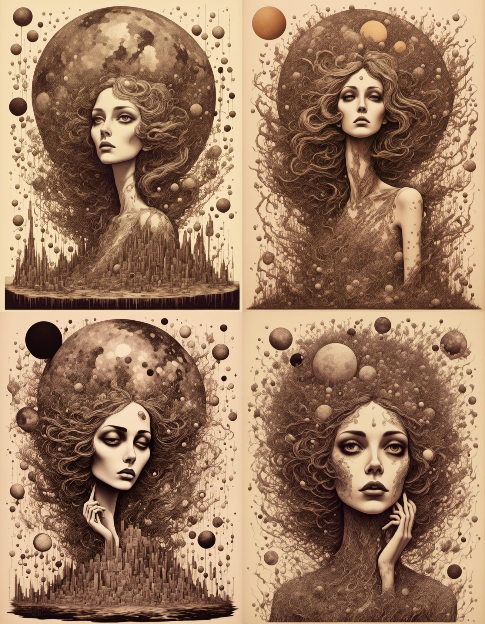 70s Fashion with Retro Color Palette