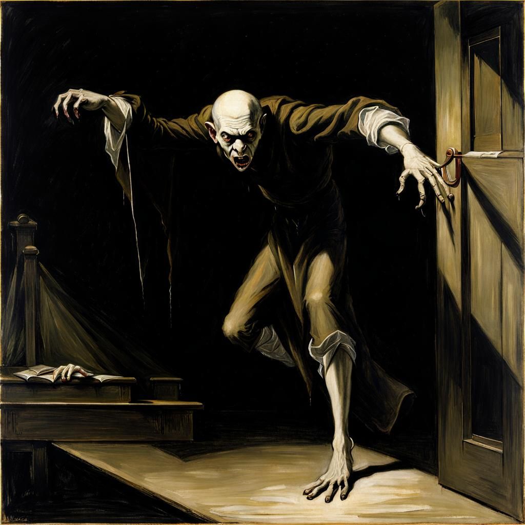 Nosferatu Horror Inspired by Gothic Art
