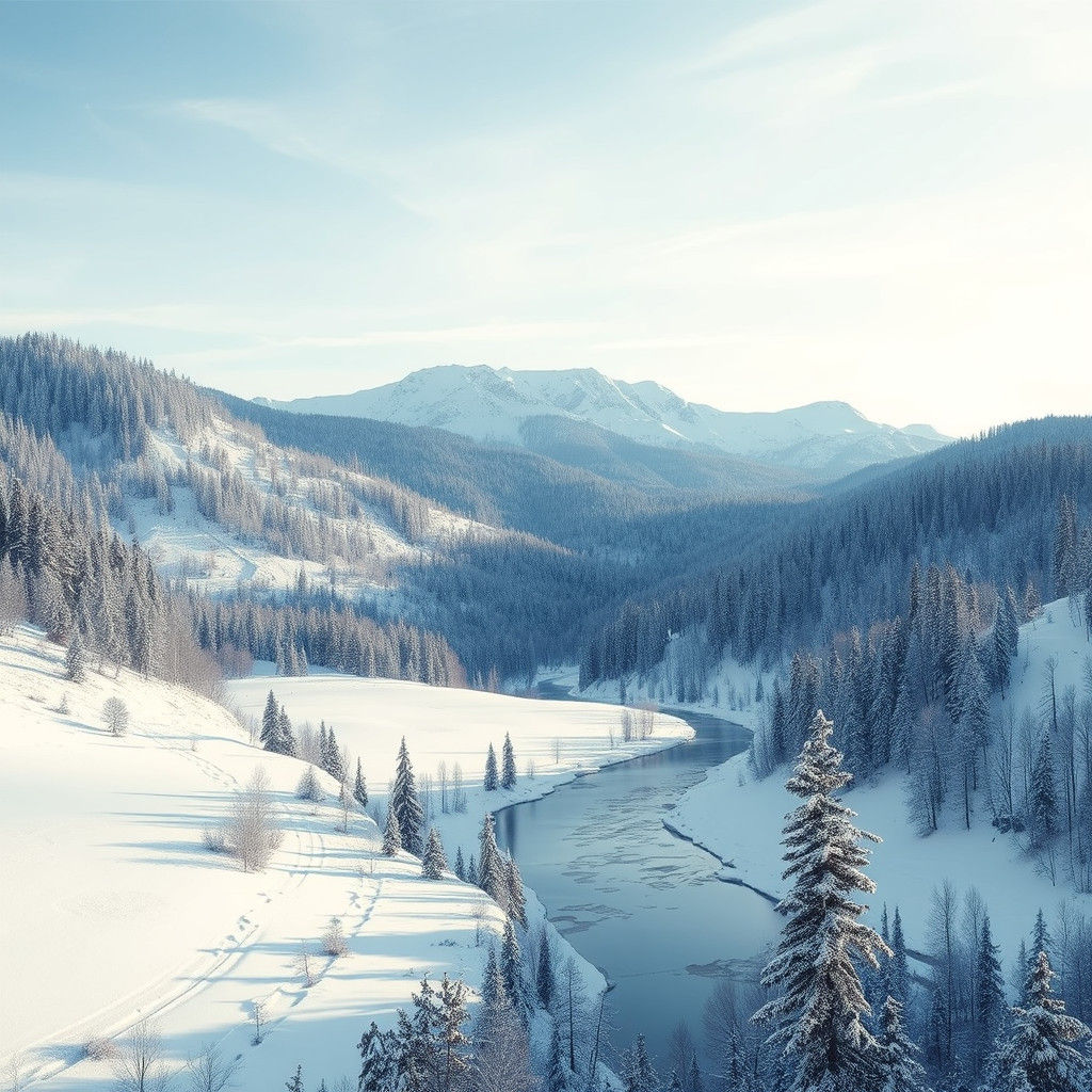 Spectacular Siberian Winter Landscape