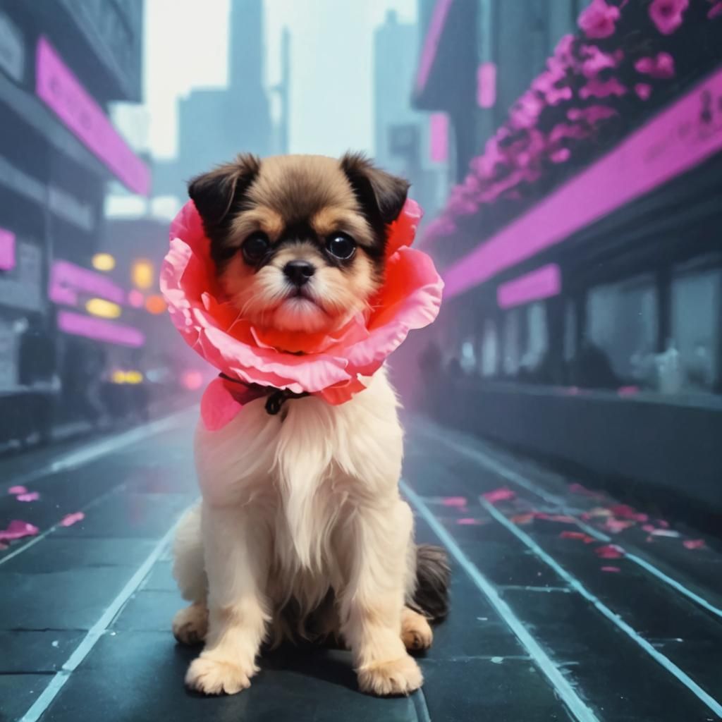Vibrant Pink Poppy Flower in Bloom