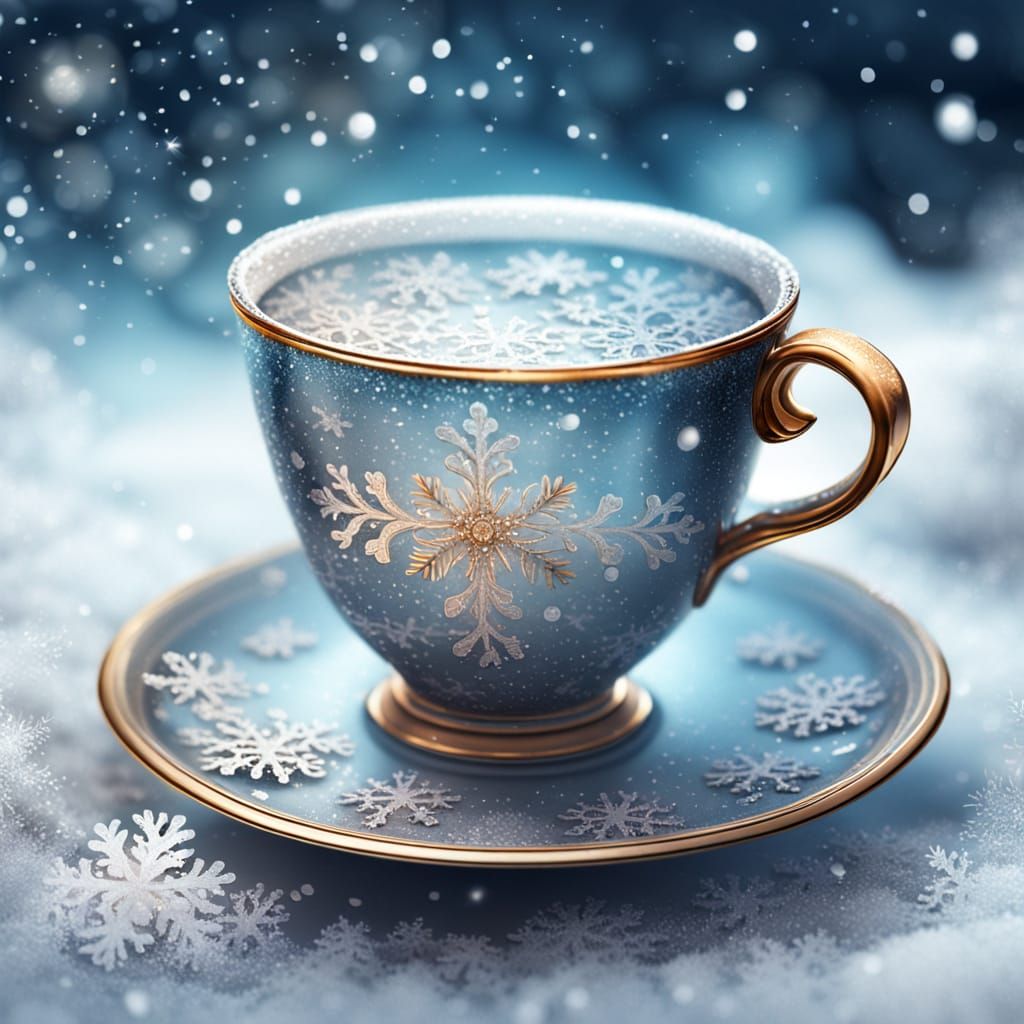 Artic Teacup, Elegant (Carienscreations's 🔠 🔠 🔠 ❓❓❓ 🔠 🔠...