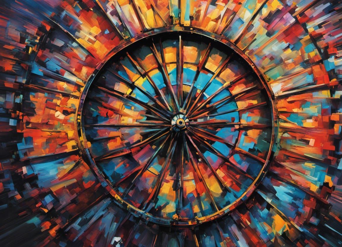 Colorful Graffiti Art of the Windmills of the Mind