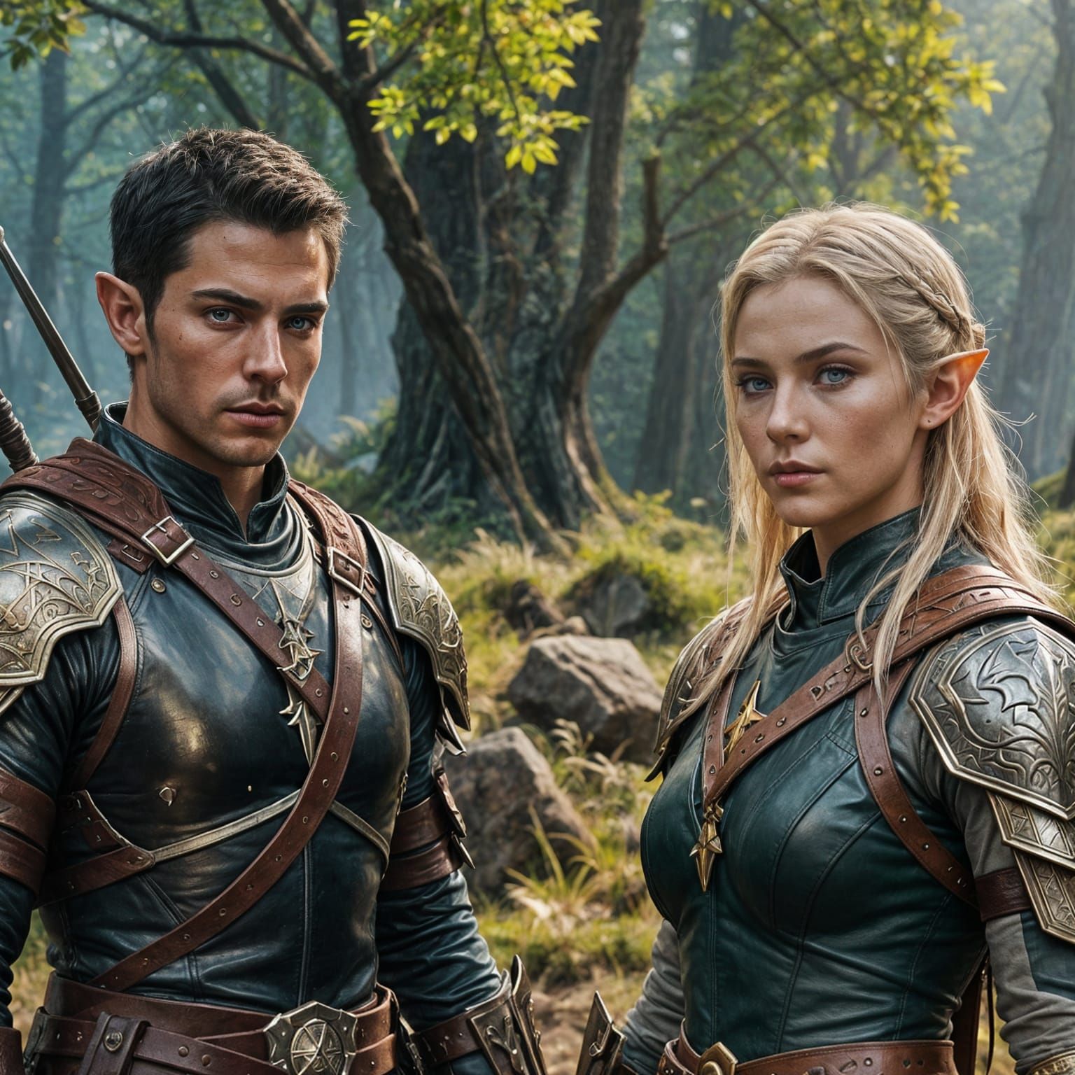 Epic Fantasy Male Fighter Portrait in Unreal Engine