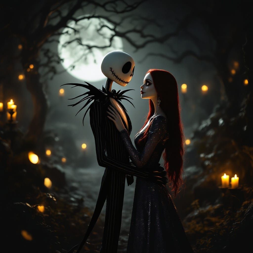 Jack and Sally: Whimsical Gothic Romance