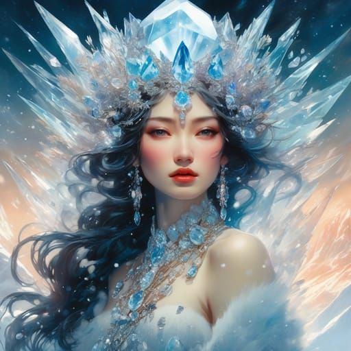 Crystal Goddess Digital Art