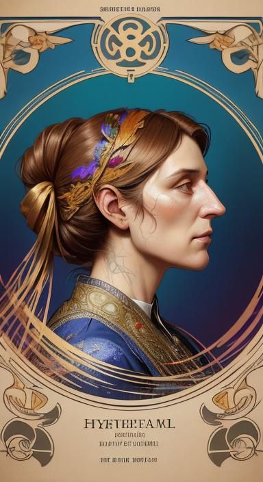 Grandmother's Blueberry Pie: Digital Portrait in Cinematic S...