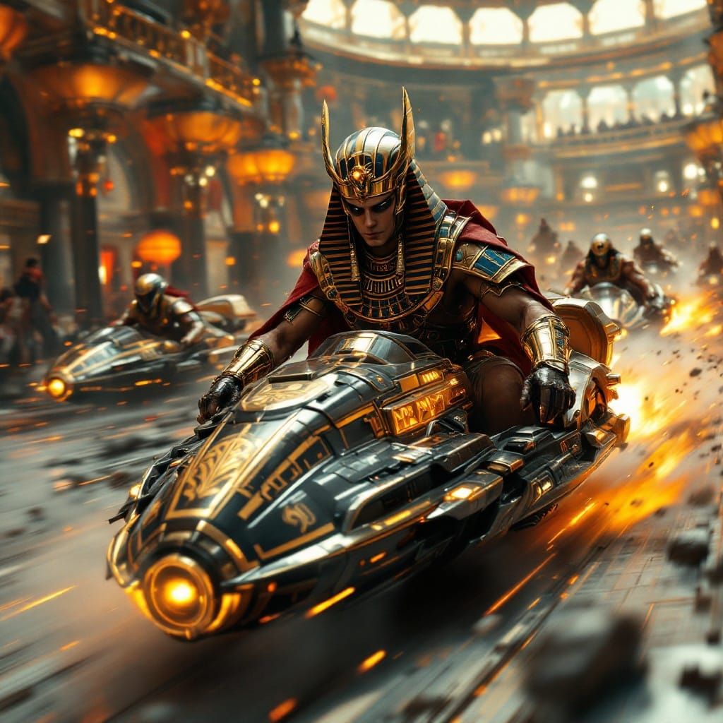 Pharaoh Warlord Races Pod Racer Chariot