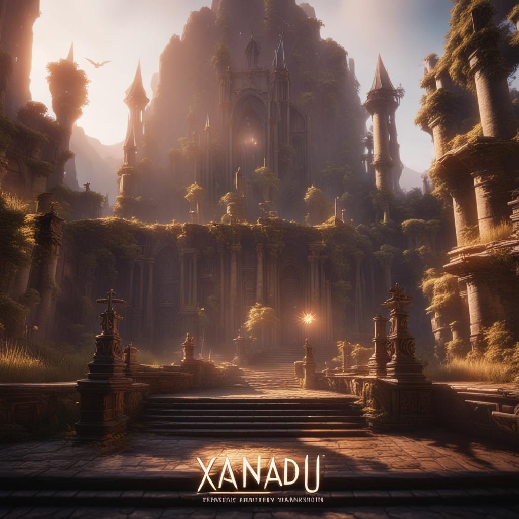Xanadu in 3D Game Cinematic Style
