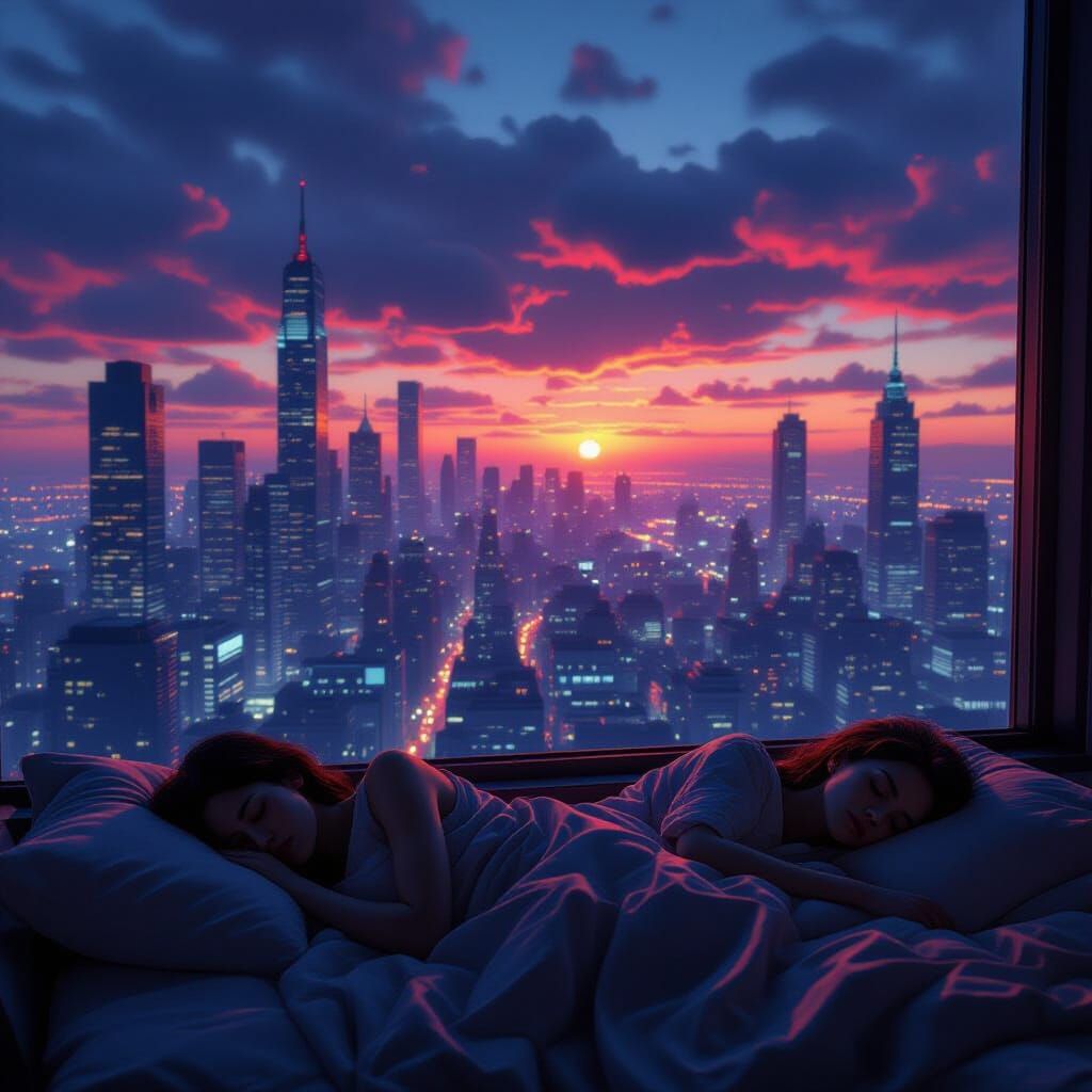 Surreal Cityscape Dreamscape in 3D Unreal Engine