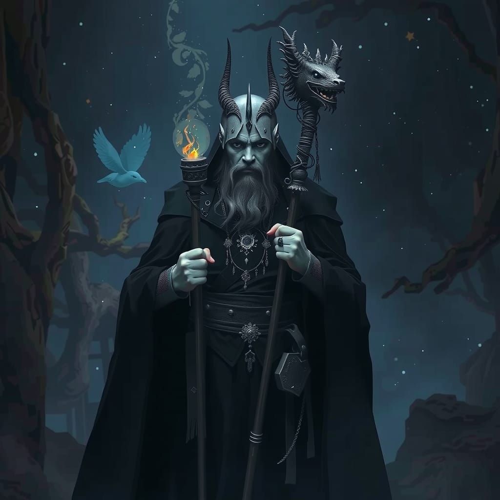 Mystical Forest Woman: Fantasy Art Style