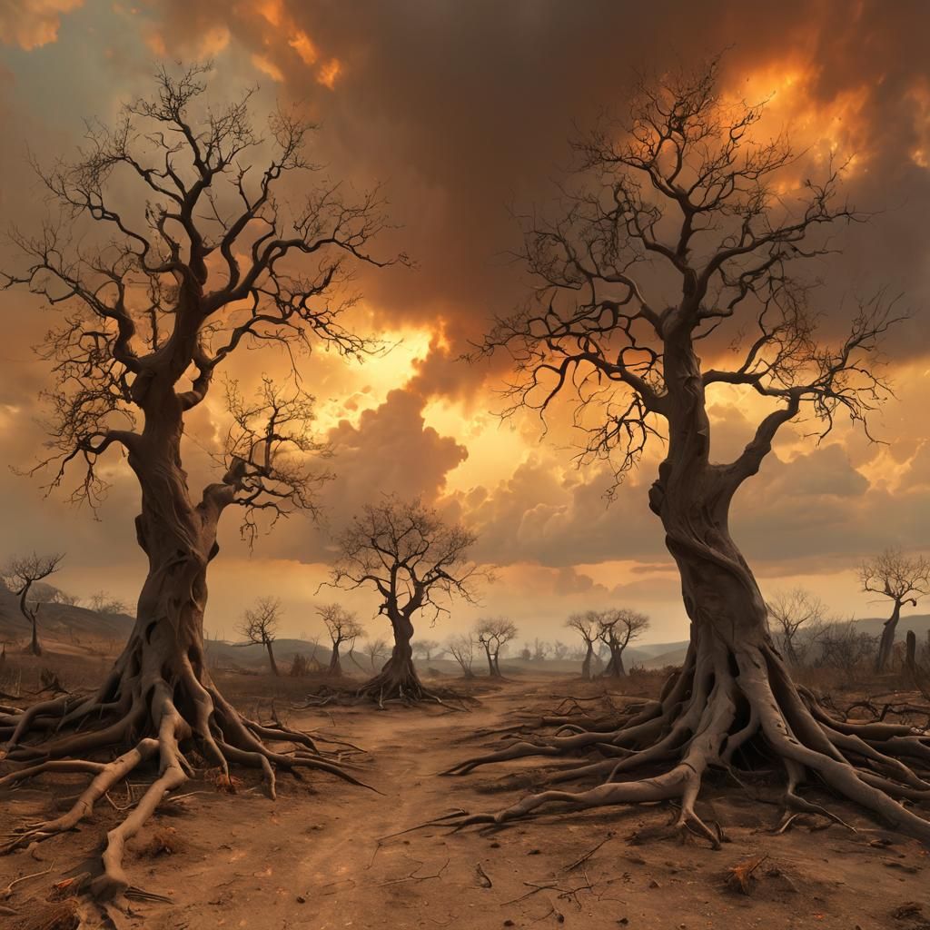 Surreal Landscape Art: Heaven and Hell in Dream