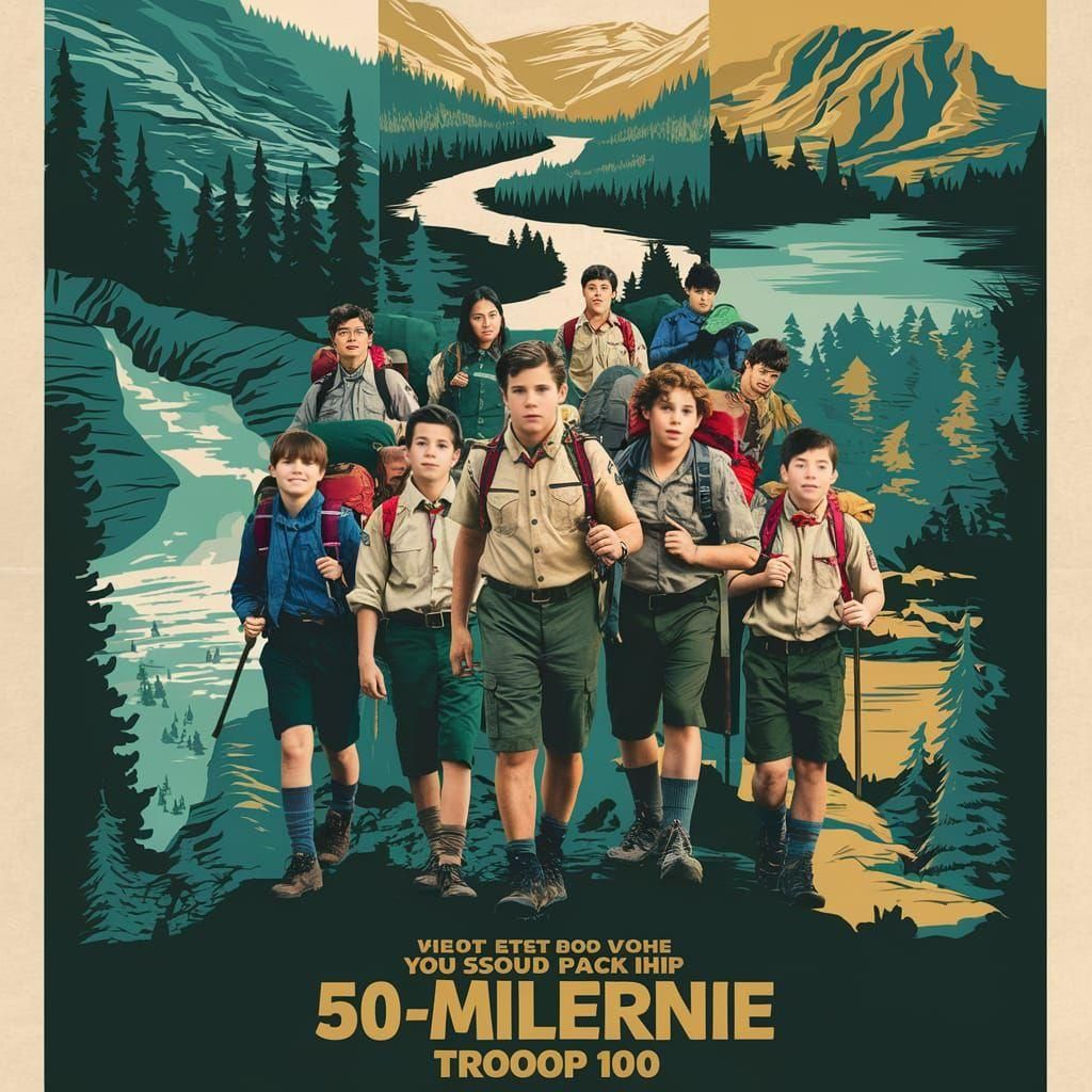 Boy Scouts Backpacking Adventure Movie Poster