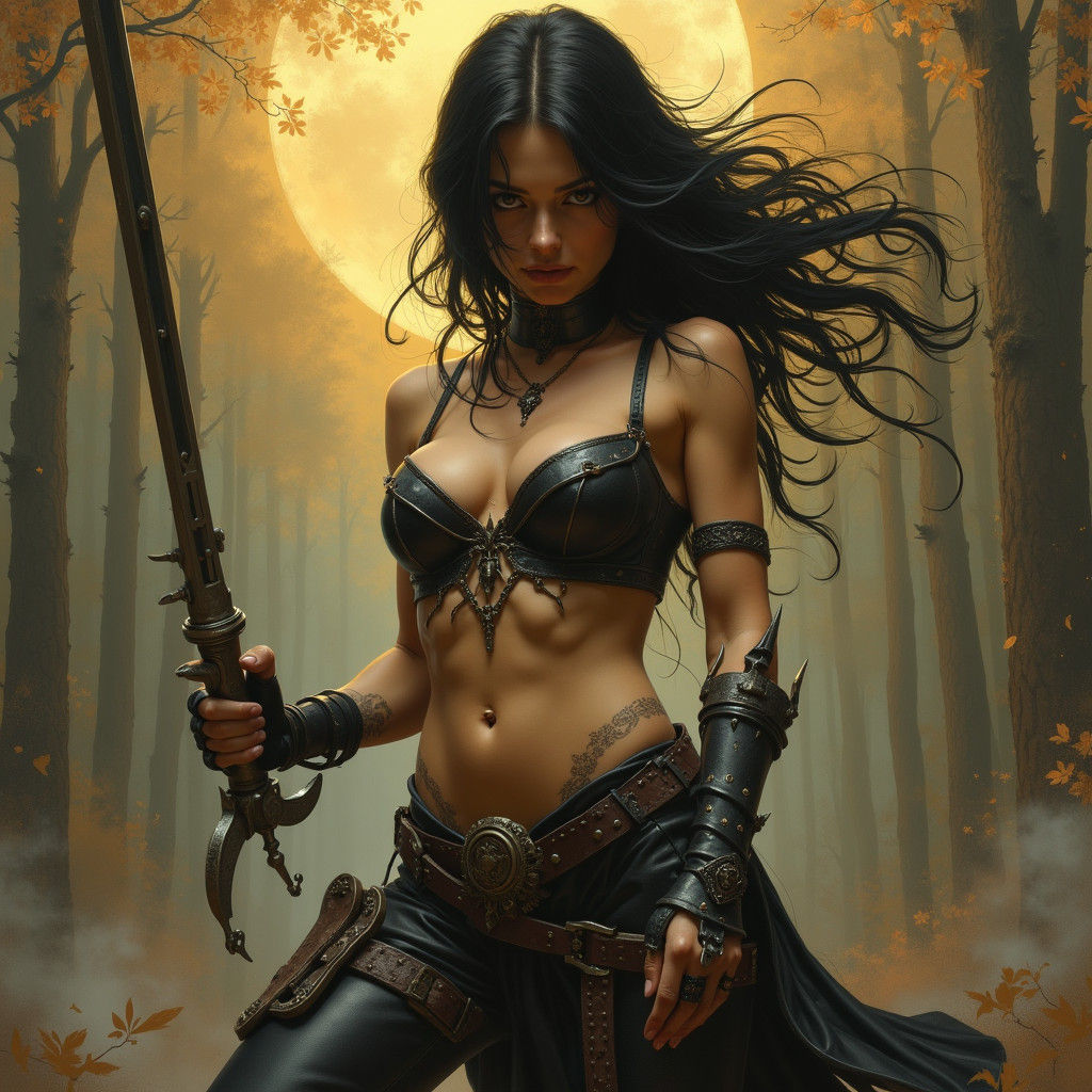 Femme Fatale in Heavy Metal Scene: Fantasy Art