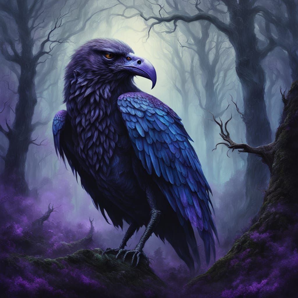 Ethereal Harbinger of Doom in Dark Forest