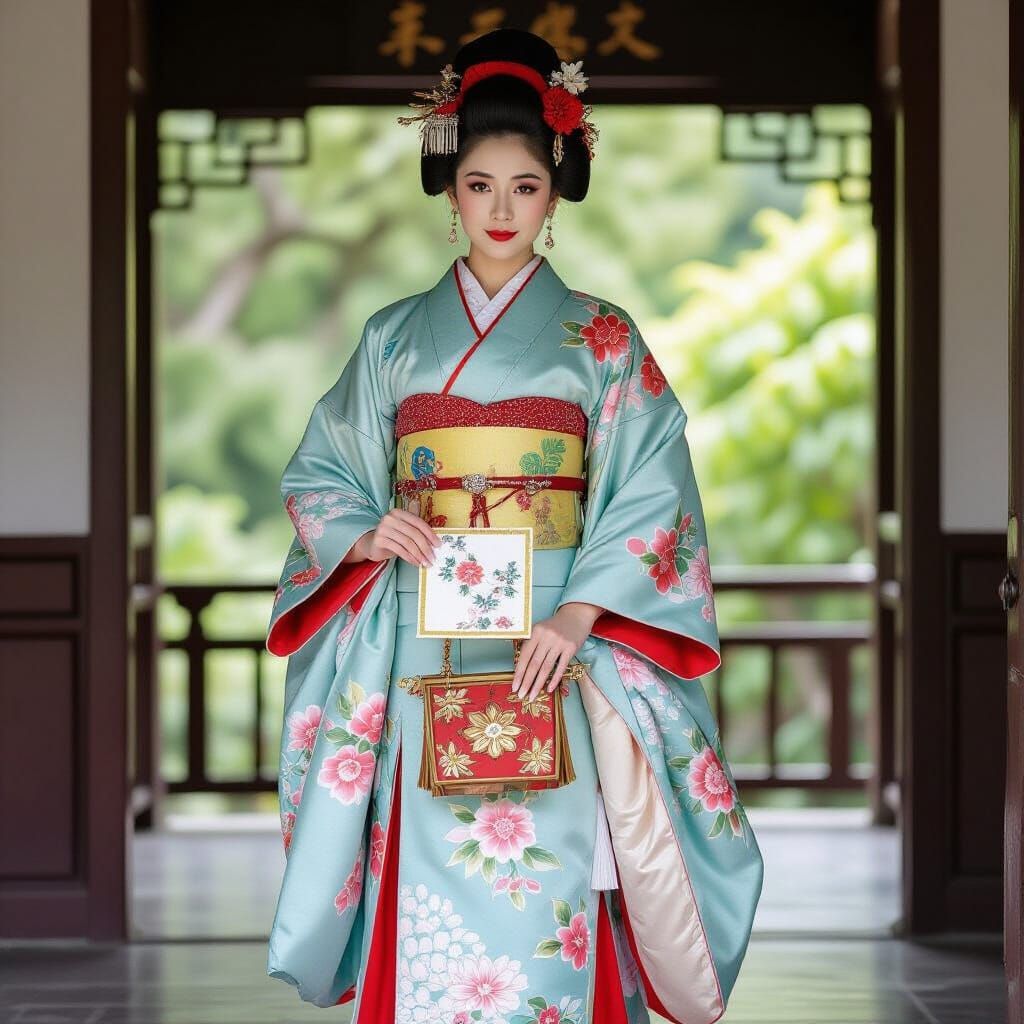 Elegant Oriental Princess Portrait