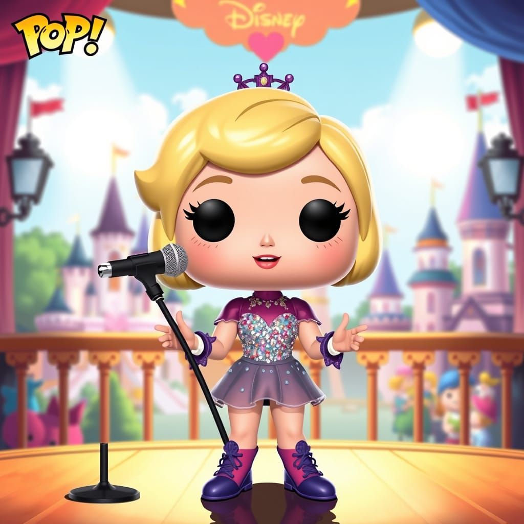 Funko Pop Figure Disney Polly Genova with Blonde Short Hair ...