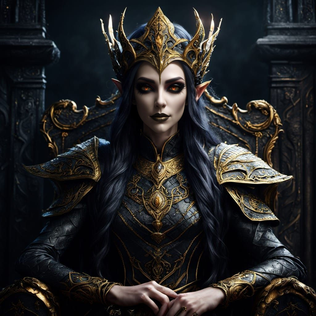 Mysterious Dark Elf Monarch