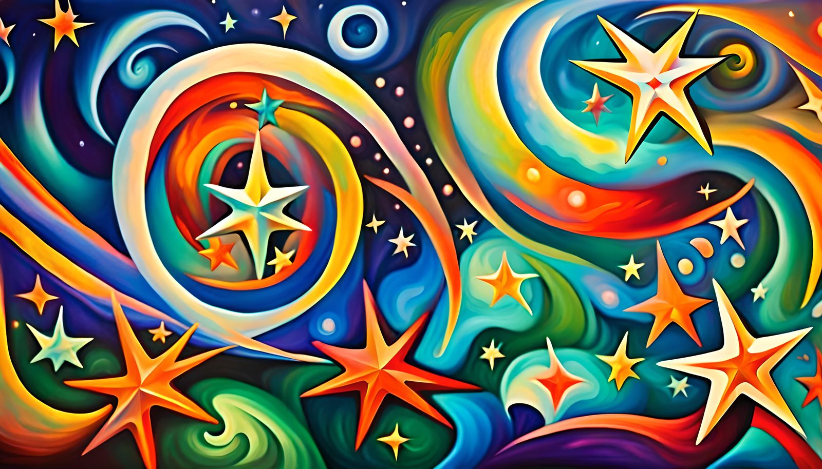 Iridescent Stars in Electromagnetic Plasma Maelstrom as Impa...