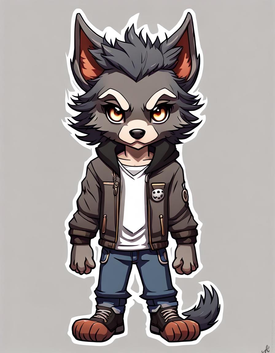 A chibi werewolf is usually depicted as a cute or kawaii creature with an enlarged head, short body, and large eyes. Th...