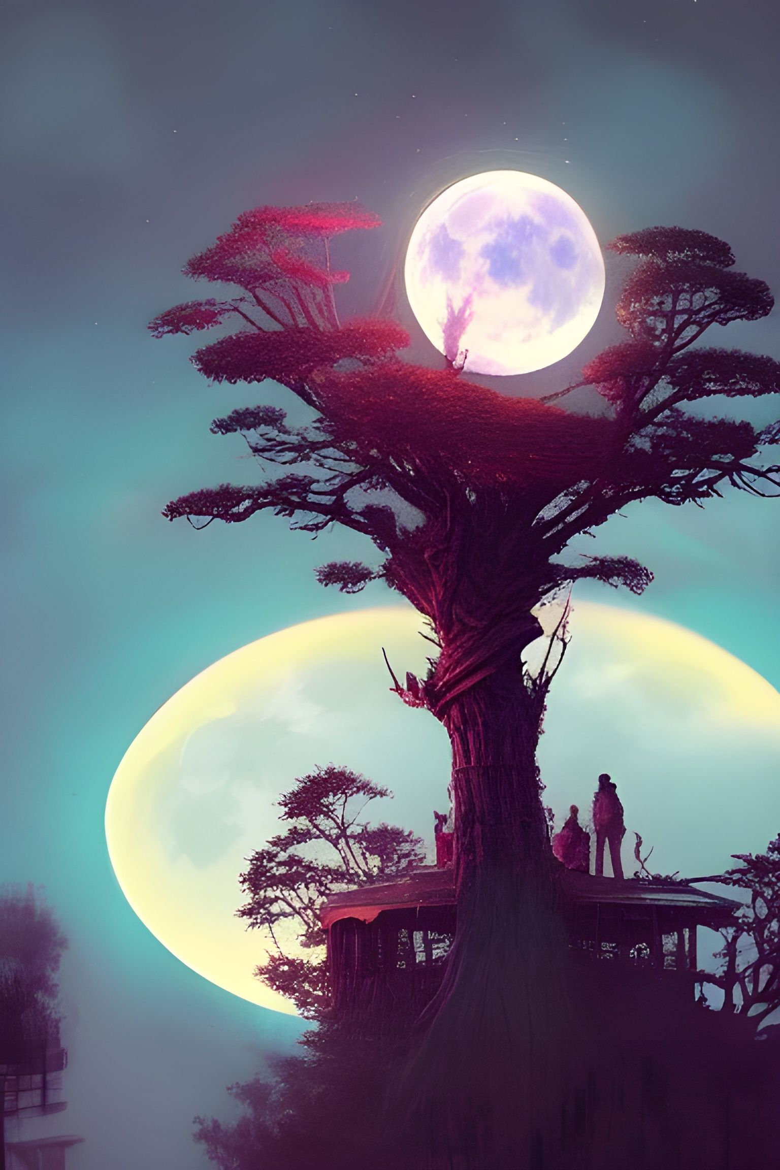 In the shade of the Moontree