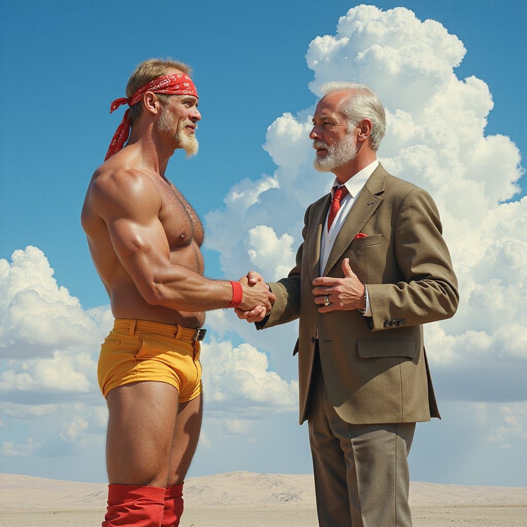 Hulk Hogan and Bud Spencer in Heaven