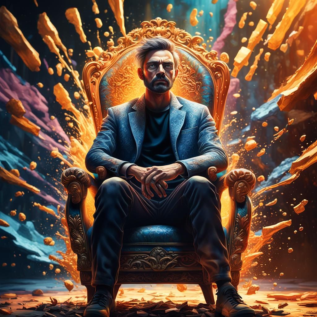 Hyperrealistic Portrait with Dramatic Lighting