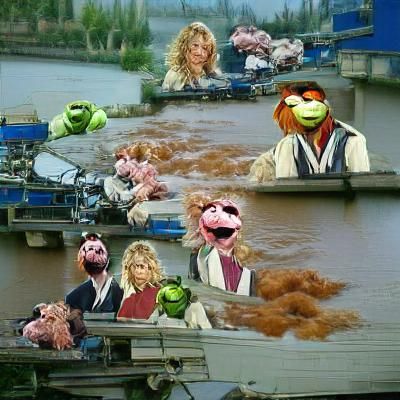 The Muppets Enjoy a River Adventure