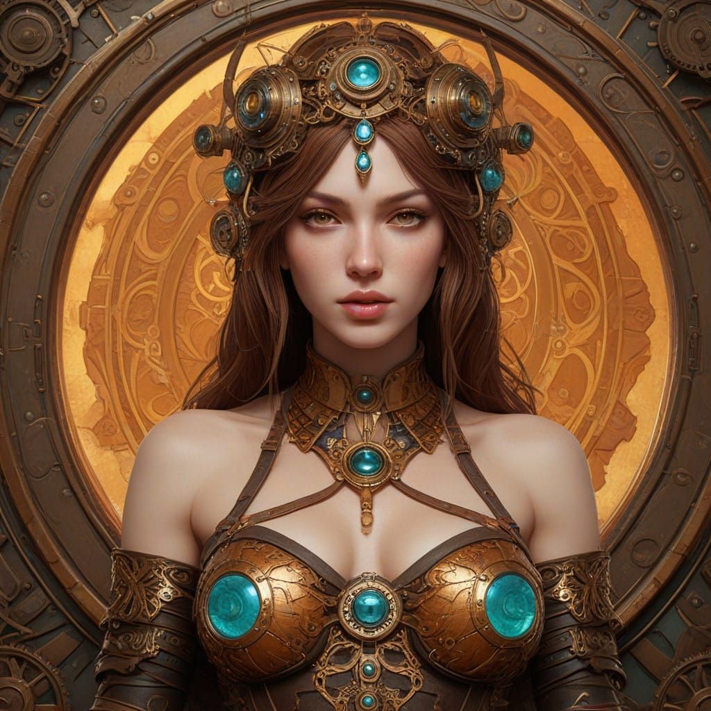 Regal Steampunk Goddess