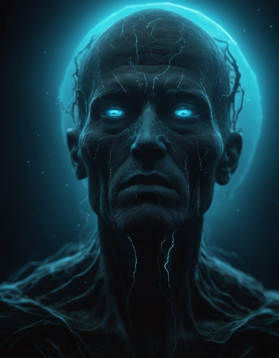 Ethereal Figure Radiates Energy in Dreamlike Atmosphere