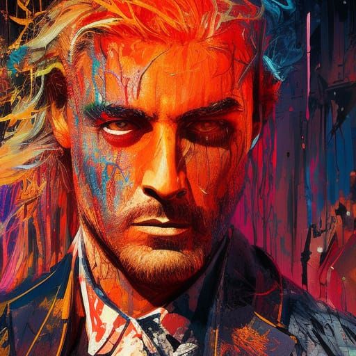 Ancient Assassin in Urban Camo: Digital Concept Art