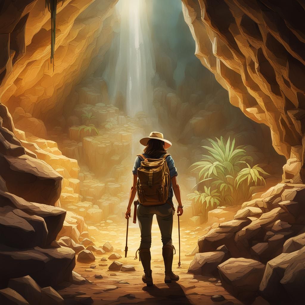 Woman Explorer Discovers El Dorado in Cavern