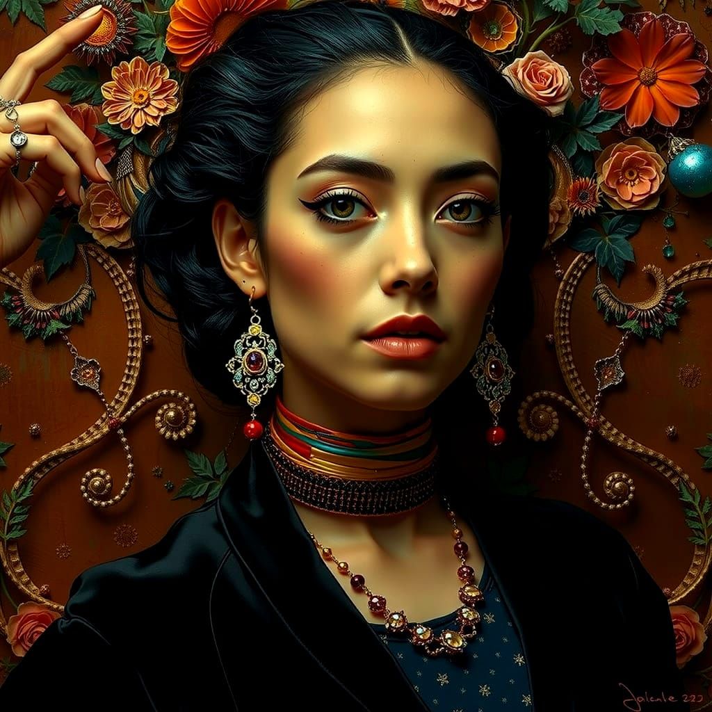 Vibrant Geometric Hallucinations in Photorealistic Style