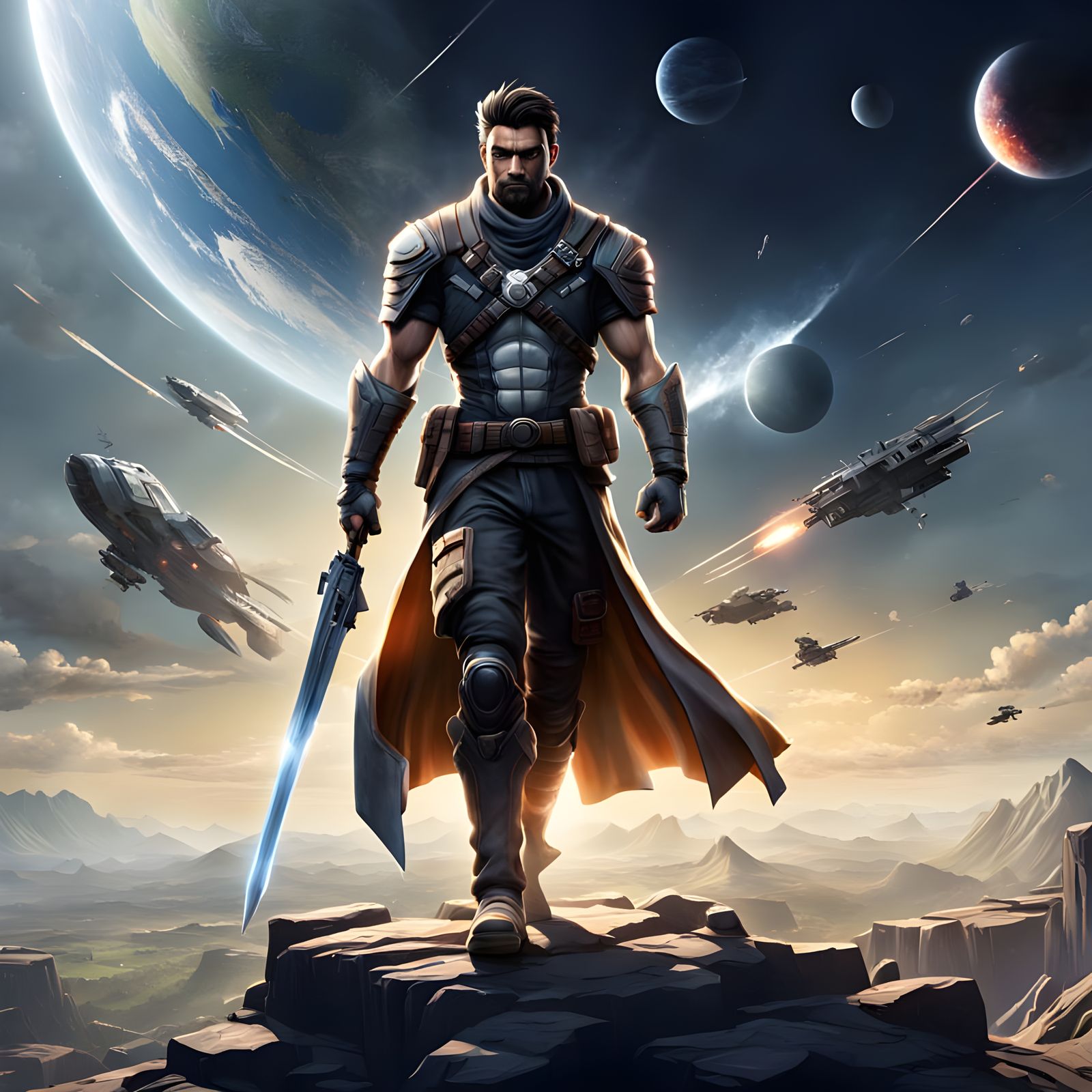 Ancient Relic Guardian in Futuristic Unity 3D