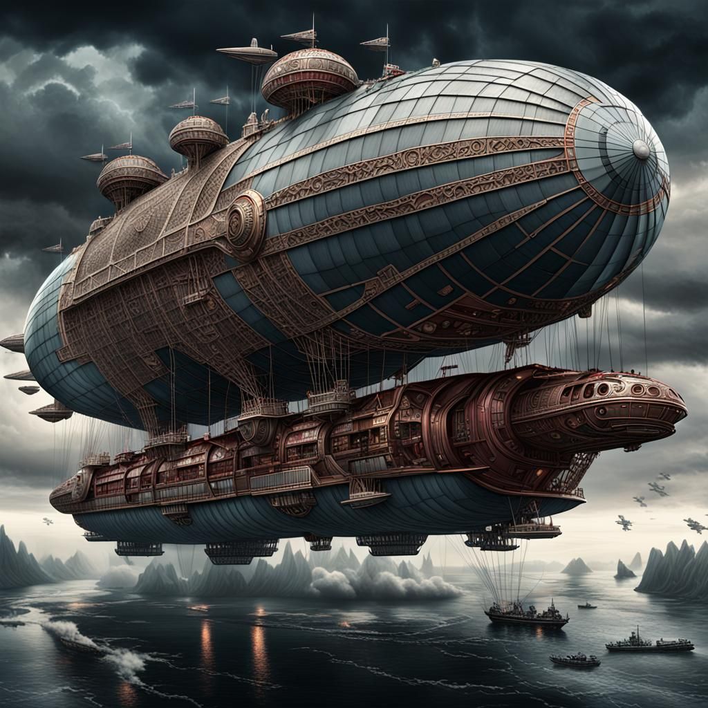 Renaissance-Inspired Airship Cruiseliner