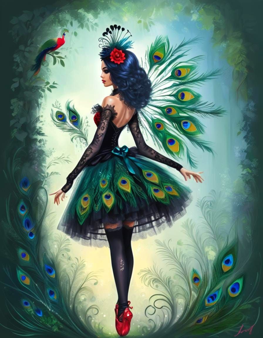 Glassy Screen Painting with Diamond Pointillé