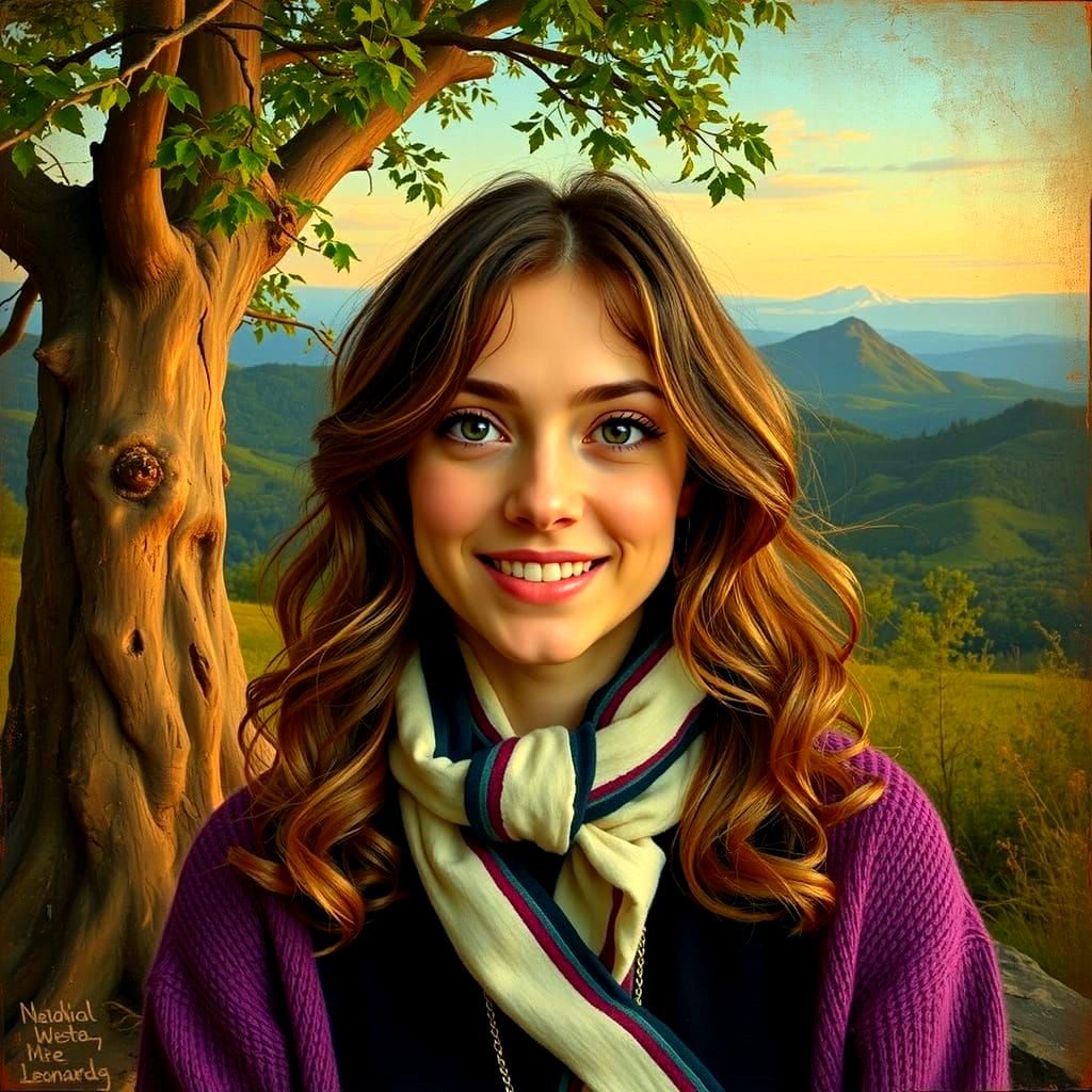 Abstract Swirls of Red and Crimson