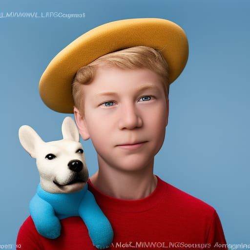 Tintin and Snowy: Professional Color Portrait