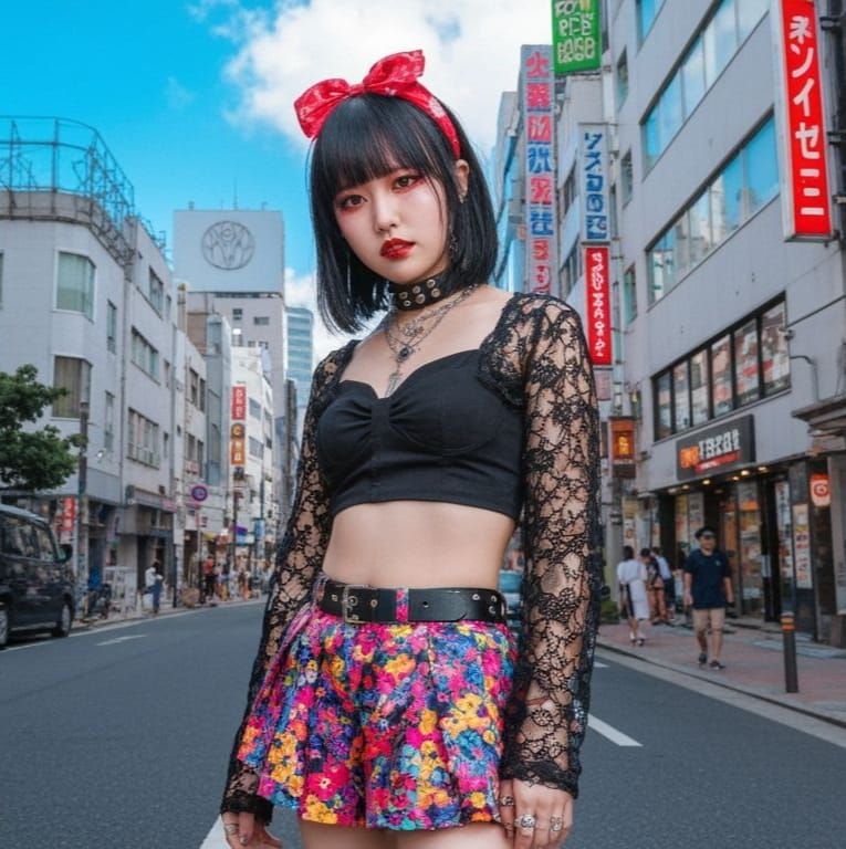 Punk Gyaru Girl: Okinawa, Shibuya, Harajuku Style