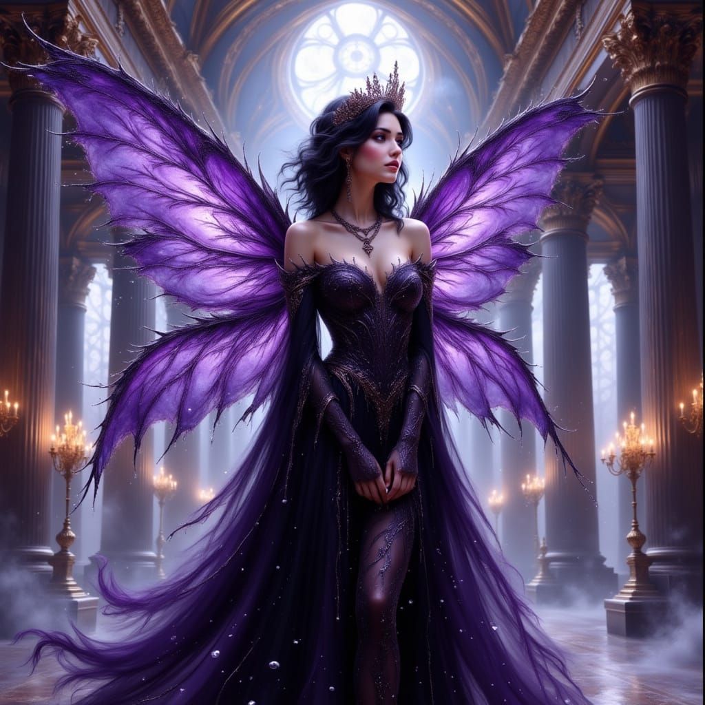 Aurora the Fairy Queen in Art Nouveau Style