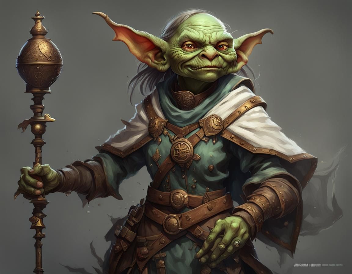 Goblin Cleric: Dark Fantasy Concept Art