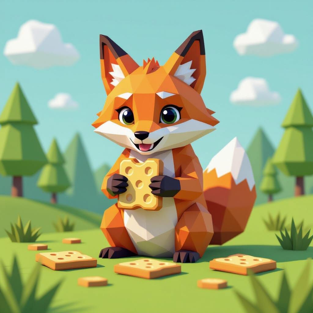 Low poly want a cracker