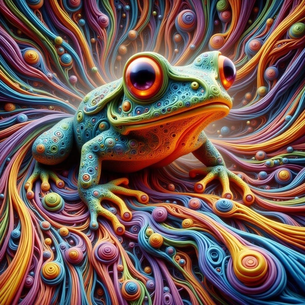 Ethereal Surrealism: Quantum Fluxus in Cosmic Harmony