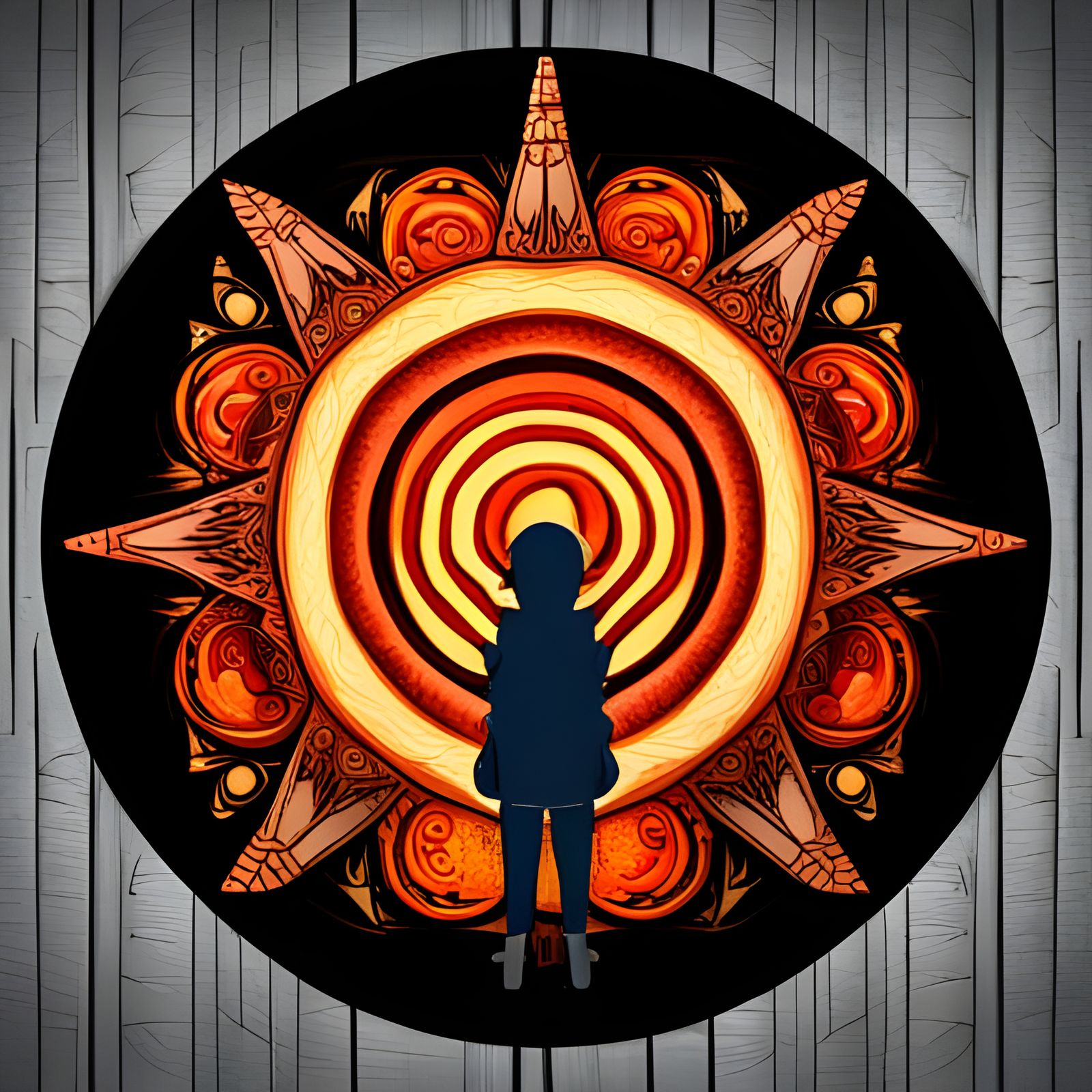 Naruto Aboriginal Mandala: Studio Ghibli Splash Art