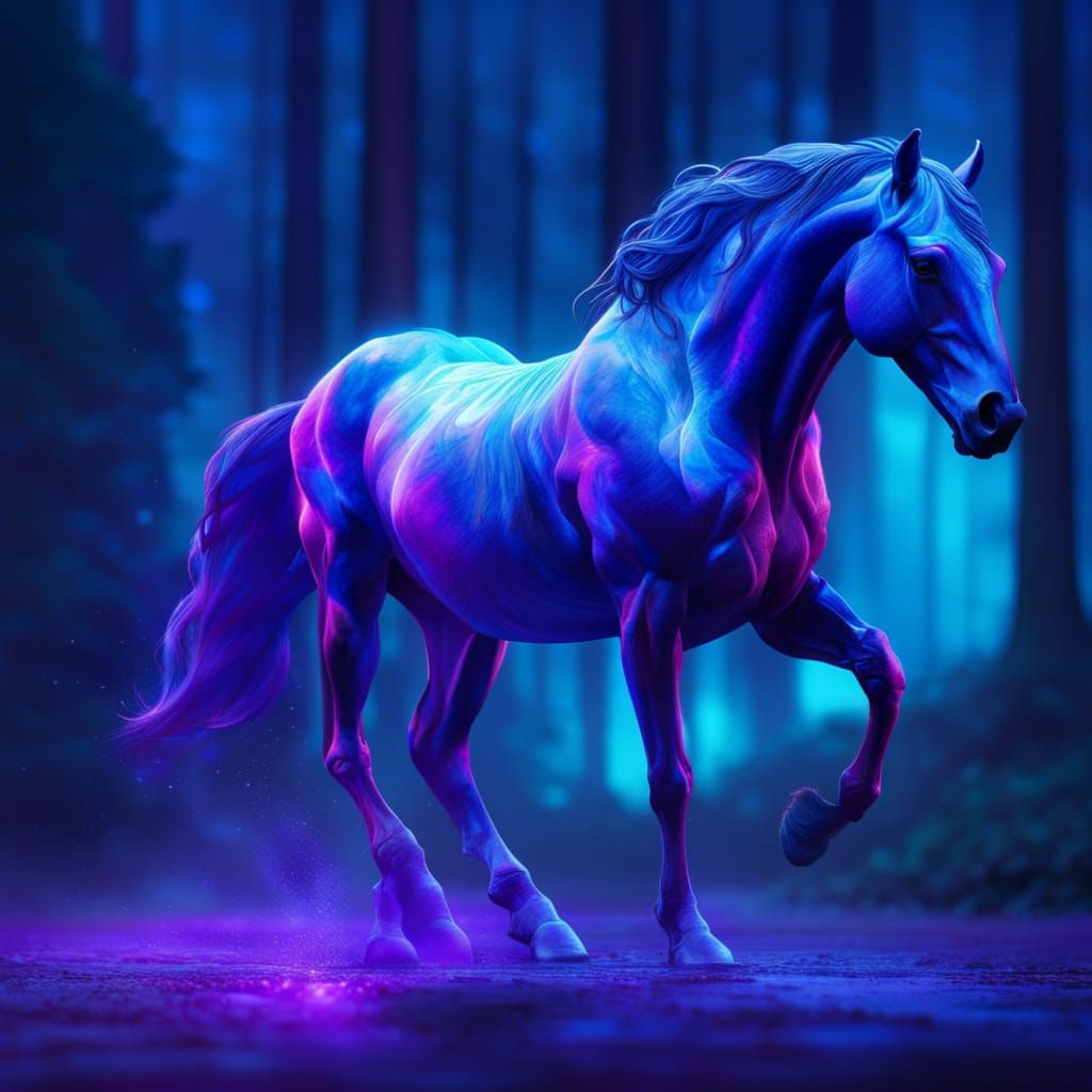 Mystical Centaur in Redwood Forest: Hyperrealistic Splash Ar...