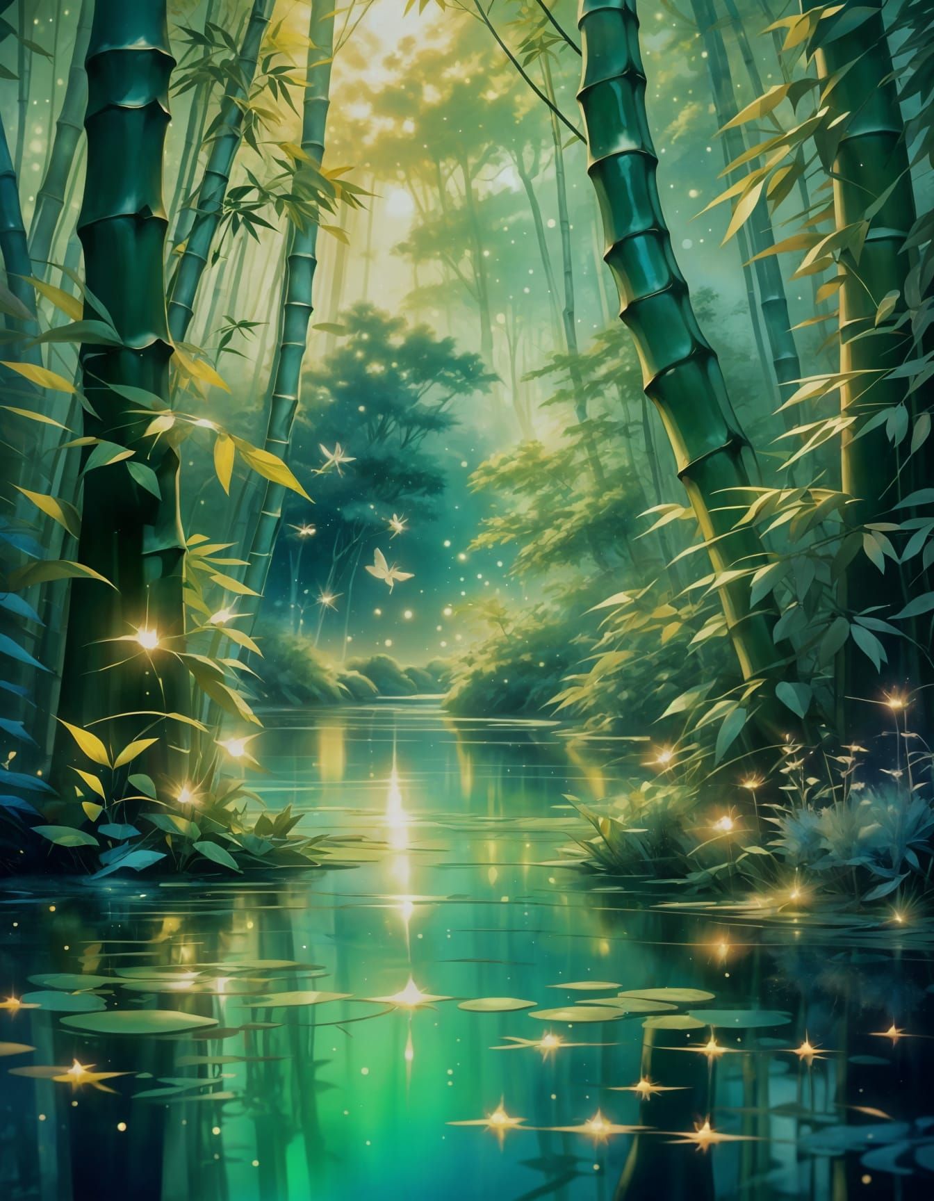 Dance of the fireflies. 3rd place in the Past Masterpiece ch...