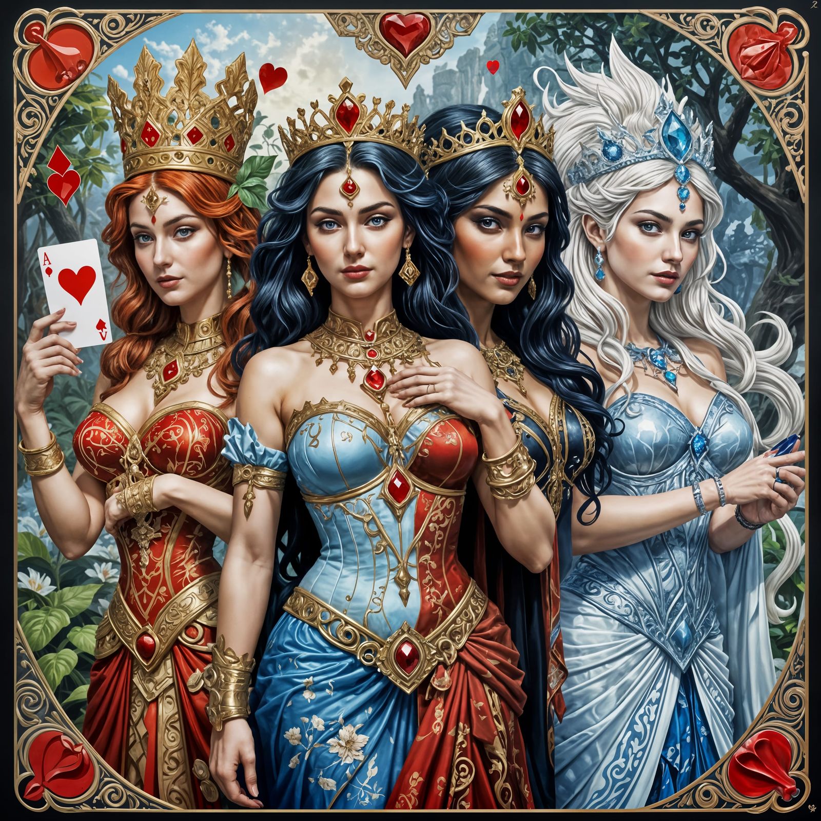 Mythological Queens in Fantasy Concept Art