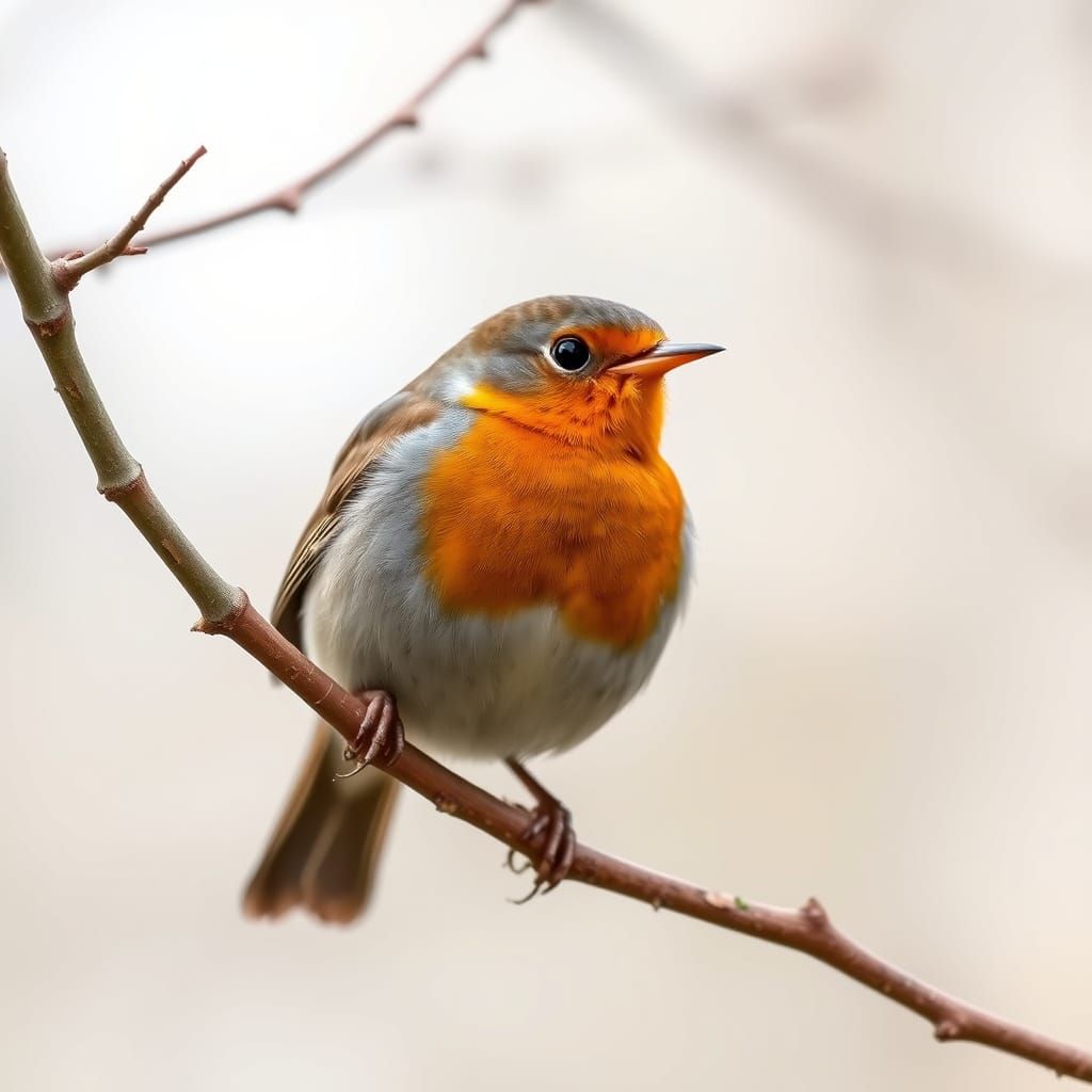 Proud Robin AI Generated Image